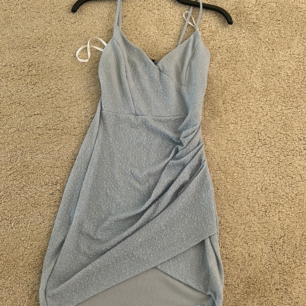 Light blue tight formal dress from Windsor